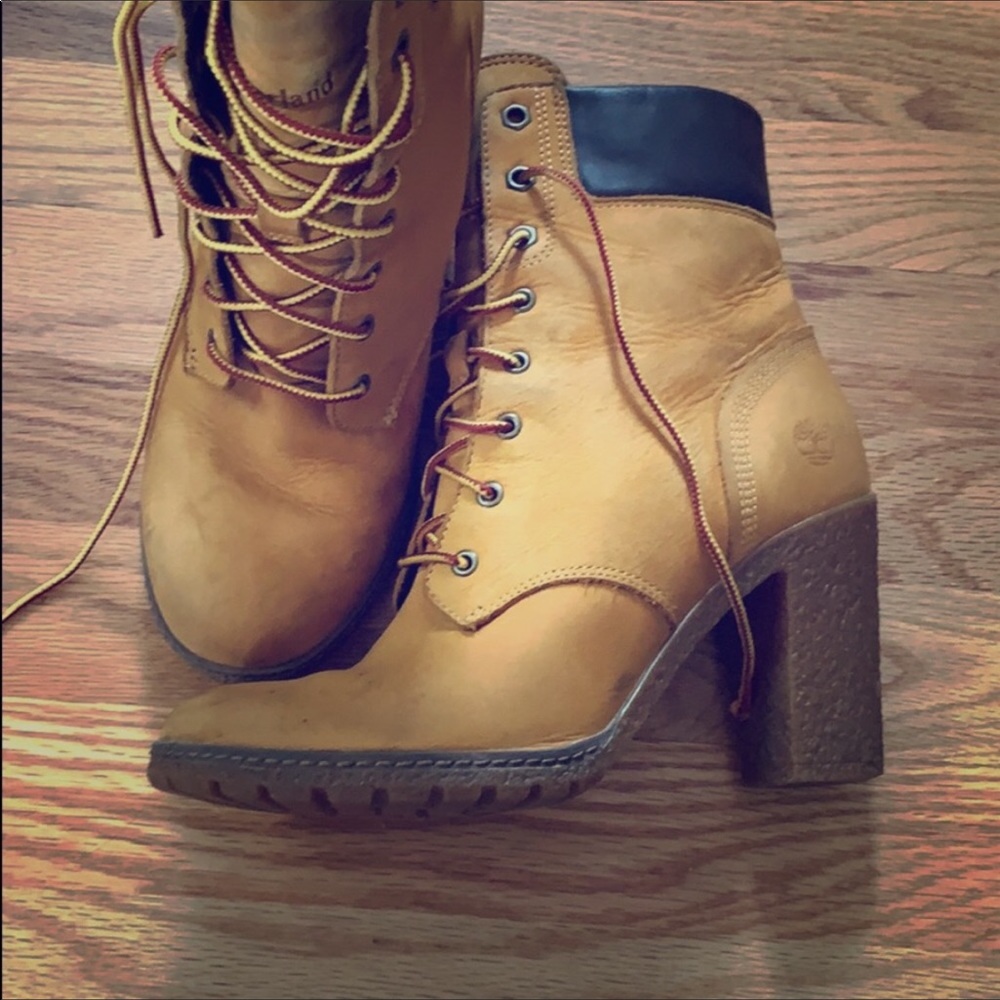 Timberland heel boots🥰